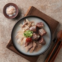 45년 전통 신포순대 가마솥 돼지국밥 순대국밥 사골 2인분 850g 2팩 총 1.7kg, 순대국밥 850g X 2팩