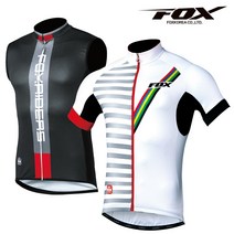 폭스 폭스 자전거져지 여름반팔라이딩복상의 남자싸이클의류 MTB산악자전거옷 로드사이클웨어 슈트세트, 20.(K208)블랙