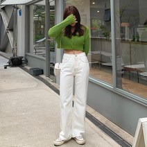 떳다그녀 조디아 와이드 데님 팬츠