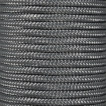PARACORD PLANET | 타입 II 상업용 등급 정품 425 파라코드 미국산 - 192.8kg(420파운드) 인장 강도 3mm 지름 (멀티 카모 30.5m(100피트)19, Charcoal Gray