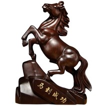 성공 적토마 목각 소품 풍수 집들이 개업 오픈 선물, 적토마 성공 높이 21cm