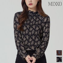 미쏘 미쏘 셔링 플라워 블라우스_MIWBL9T05A