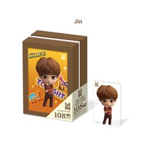 (정품인증) 타이니탄 방탄소년단 BTS 사진 액자 직소 퍼즐 지민 정국 슈가 뷔 제이홉 진 RM 포토카드 포함, BTS 진