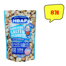 바프 로스티드 앤 솔티드 땅콩 120g, 8개