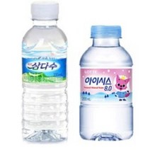 제주 삼다수330ml 20페트 + 롯데 아이시스8.0 200ml 40페트, 330ml, 60개