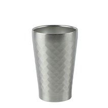 스텐 다이아 벌집 이중컵 280ml 아이스컵 진공컵