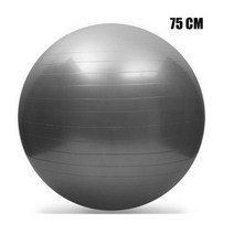55/65/75/85/95 CM 요가볼 필라테스 피트니스 밸런스 볼 체조 임산부 배달 운동 피트니스 조산 PVC 볼, Silver 75 CM 옵션
