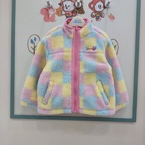 리틀밥독 체크보드점퍼 B234MJP05