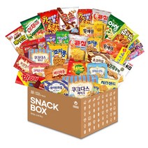 크라운 과자 폭탄 럭키박스 야유회간식 캠핑간식 선물세트 전용패키지, 스낵 럭키박스 15P, 1세트