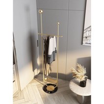 좁은 행거 폴행거 코트랙 틈새 코너 튼튼한 바지 행거, 블랙프레임+야스화이트베이스