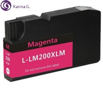Lexmark 200XL LM200 LM-200 LM 200 잉크 카트리지 슈트 OfficeEdge Pro4000c Pro4000 Pro5500 Pro5500t 용, [05] 2PCS Yellow
