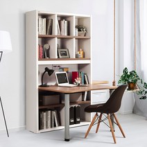 동서가구 프라임 LPM1200 정면책상세트 DF908134, 그레이브라운