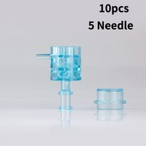 여행용 미니 휴대용 핸드10pcs 5/9 핀 일회용 EZ 메조건 카트리지 바늘 팁 메소 기계용 주입, 02 10pcs 5 needle