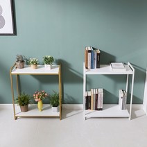 미니 콘솔 슬림 철재 화장대 현관 폭좁은 콘솔테이블, 화이트, 화이트