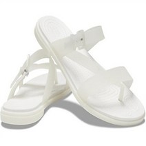 크록스(NC웨이브충장점) 툴룸 투명 토 포스트 샌들 우먼 207173-159