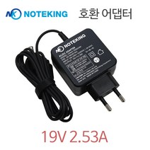 LG 모니터 24MP400 27MP400 호환 19V 2.53A 48W (6.5x4.4mm) 전원 어댑터, AD-NK4819L6