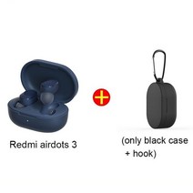 65W USB C 충전기 Xiaomi-Redmi AirDots 3 이어폰 블루투스 보컬리즘 무선 헤드폰 2 고음 버드, Navy Add Black Case