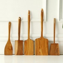 Teak Wood 아카시아 나무 통원목 넓은 큰 뒤집개, 소