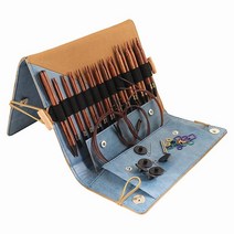 KnitPro 진저 교체 니팅 핀 디럭스 세트 11개, 표준.