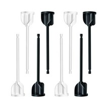 Riomhorry 레진 믹서 패들 4개 드릴용 에폭시 부착물 몰드용 재사용 가능한 페인트 교반기 드릴 혼합, 8pcs