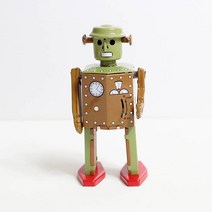 틴토이 원자 로봇 맨 ATOMIC ROBOT MAN 양철 태엽 동작 로보트 소품 장식