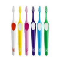 테페 슈프림 2단 미세모 컴팩트 칫솔 랜덤발송, 4개, 1개입