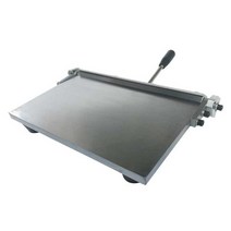 압착 프레스 헤리기 가죽 종이 공예 팜플렛 접지기, 16인치(40cm) 스테인리스
