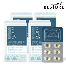 베스처 슈퍼메가 rTG 알티지 오메가3, 4개, 단품없음