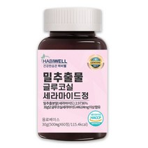 하비웰 밀추출물 글루코실 세라 마이드 티크 세라마이드 정 60정, 1통