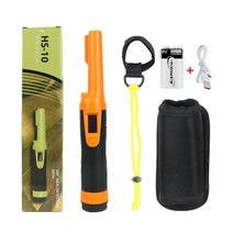 금속탐지기 LCD 사금 지하 지뢰 보물 찾기 유튜버 검출기 물 Proof Pinpointers HS-10, Orange HS-10 kits