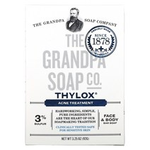 The Grandpa Soap Co. 페이스 바디 바 솝 Thylox 92g(3.25oz)