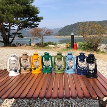 감성 캠핑 차박 캠핑용 빈티지 클래식 LED 등유램프 호야등 호롱불 무드등 랜턴 램프, 그린