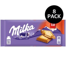 루 밀카 비스킷 87g 8팩 LU Milka, 8개