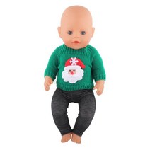 솜인형옷 무속성 솜인형 신제품 귀여운 양모 산타 클로스 나무 엘크 인형 의류 세트 43 Cm 미국 18 인치 장난감 선물, 15 CL-0329-3