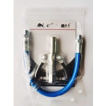 유압고압 주입기 자동 수동 펌프 노즐 커플러 기계용 10000 PSI 그리스 도구 커플러 잠금 릴리스 더블 핸들 기계 액세서리 주사기, 더블핸들기어주입노즐+30cm호스개