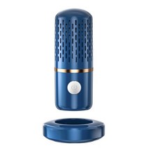 야채 세탁 멸균 살균 정화 과일 캡슐 기 모양 protable usb 무선 식품 청정기, 푸른