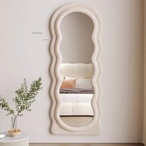 창문형 엔틱 거울 이탈리아 드레싱 가정용 전신 피팅 욕실 서재 창의적인 룸 천장까지 바닥부터 장식, 04=blue160x60cm