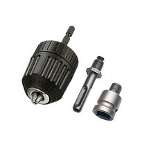 솔리드 드릴척 어댑터 13mm 임팩 드라이버 전동 드릴용 키척 키레스척 SDS겸용, 01.솔리드 드릴척 13mm(렌치임팩SDS), 1개