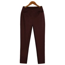 여성 데일리 스판 밴딩 팬츠 9부 바지 면스판일자
