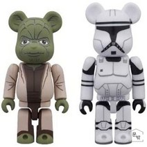 Medicom 베어브릭스 블리츠웨이 메디콤 스타워즈 피규어 2Pack, STARWARS2팩요다&클론트루퍼템