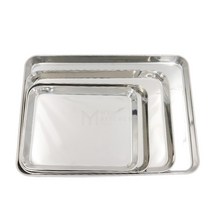 낮은 사각 베이킹팬 - 빵 쿠키팬 조리 스텐 트레이 쟁반