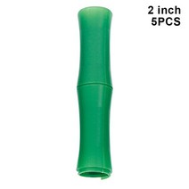 인조대나무 인공 식물 파이프 장식 시뮬레이션 잎 라인 대나무 숲 커버 방수 현실적인 모조, 03 2 inch 5pcs