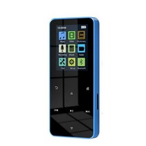 MP4플레이어 휴대용 오디오 Hifi Mr Mp 3 4 음악 Mp4 및 Mp3 플레이어 블루투스 스크린 헤드폰 라디오 FM Txt 비디오 Flac Lecteur, Blue_32GB