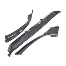 주주 벤츠 C클래스 W205 AMG 라인 패키지 범퍼용 카본 브라부스 카나드 윙 프론트 립 스플리터, 01. 카본