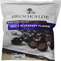 Basic Brookside Dark Chocolate Acai/Blueberry 32 Ounce Basic Brookside 다크 초콜릿 아사이 / 블루 베리 907., 1