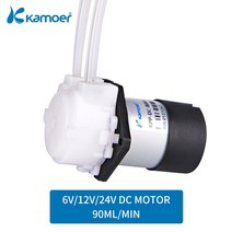 1마력모터 수중펌프 양수기Kamoer-미니 KPP 워터 펌프 6V/12V/24V DC 모터 연동 도징 실리콘 튜브 포함, 24V L type, S10