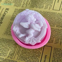 3D 아기천사 수제 비누 몰드 석고 실리콘 몰드 3종류, 2.옵션A