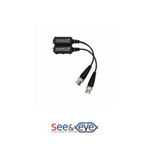[중소사] KAT-HD600C /1채널 AHD TVI CVI용 UTP 발룬 송수신기/영상 발룬, 단품