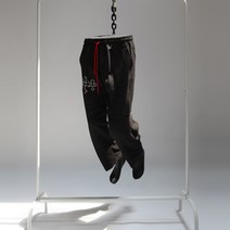 [그린바나나] 그린바나나 남자 마바지 린넨바지 슬렉스 루즈핏 밴드바지 고무줄바지 Linen_charcoal_black