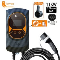 전기 자동차용 EVSE 월박스 타입 2 케이블 EV 차량용 충전기 3 상 충전 스테이션 앱 RFID 카드 제어 32A 7.6KW 11KW 22KW 694820, 11KW 16A 3 Phase 694820